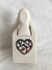 Rare Martha Stewart Card Making Punch Cutter - Large Vine in a Heart Scalloped