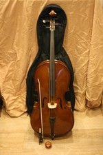 1/4 Size Stentor Student II Cello with Case, Bow and Rosin