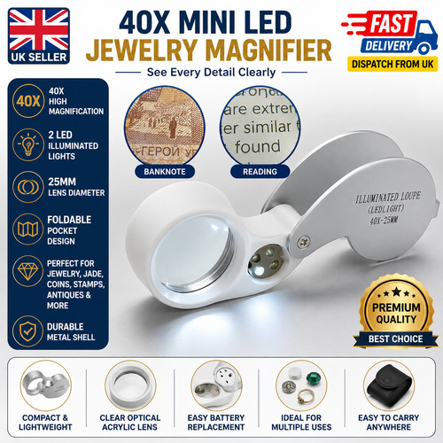 40x magnifying loupe - magnifying,