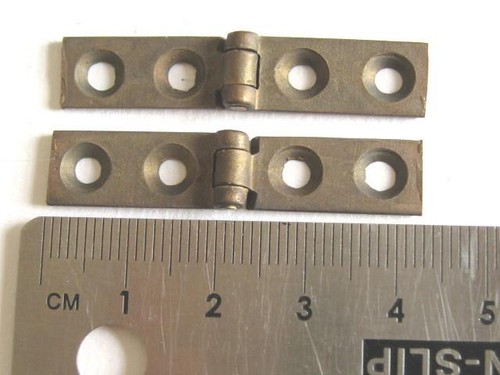 Pair small strap hinges - pair,, for