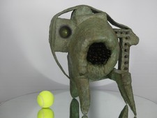 Vintage Modernist Outsider Art Metamorphic Sci-Fi Sculpture. Signed Hopkins