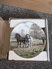 Royal Doulton Logs To The Mill Decorative Plate By Spencer Coleman