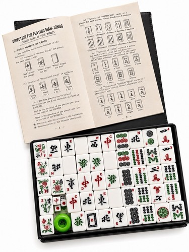 Vintage mah jong set complete - vintage,