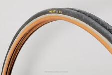 Wolber LX Black/Gum NOS Tyres - Pair - 700 x 20c VTG L'Eroica 1980s Tires (x2)