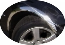 Wheel arch wing trims chrome