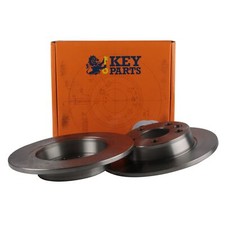 2x Brake Discs Solid For Seat