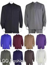  Men's 2-piece Mandarin Banded