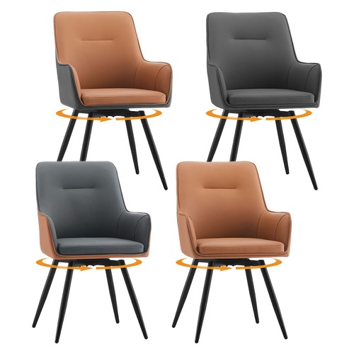 2pcs 360 swivel - 360°, faux