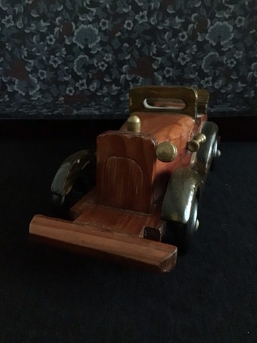 Vintage classic wooden car - vintage,