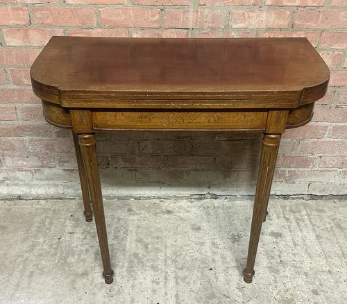 Victorian mahogany fold over - mahogany, fold-over