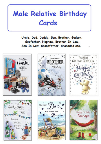Birthday cards male - birthday,
