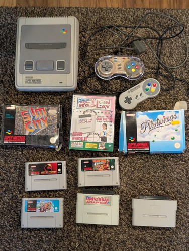Nintendo snes console - snes, console,