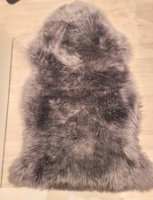 Sheepskin Rug DUNELM. light