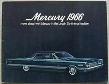 MERCURY RANGE 1966 USA Sales Brochure #M-66-1 Montclair S55 PARK LANE Monterey +