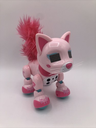 Pink robot cat meowzies - cat,