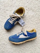 BNWT ZARA Blue & Yellow RETRO