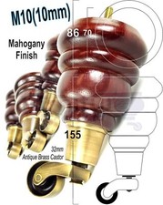 4 WOODEN FURNITURE LEGS M10