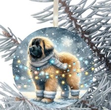 Leonberger Dog Hanging Bauble