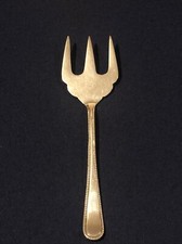 Antique Silver Plated Toast Bread Fork By Hammond Creake & Co Sheffield