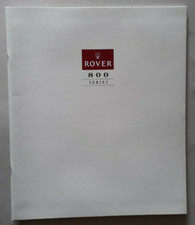 Rover 800 Series Brochure 1990