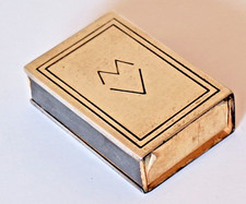 Vintage 800 Scandanavian silver match box case