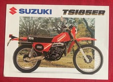 Vintage Suzuki TS185ER Motorcycle Sales Brochure c.1980s/1990s