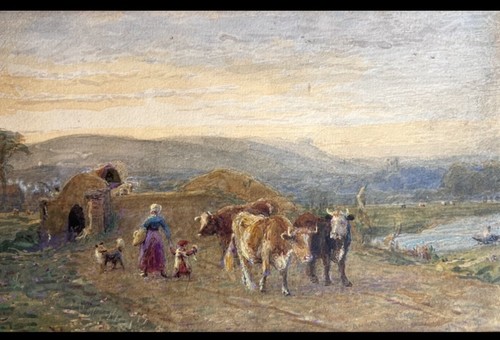 Victorian watercolour beeding - victorian,