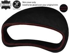 RED STITCH GAUGE SPEEDO HOOD