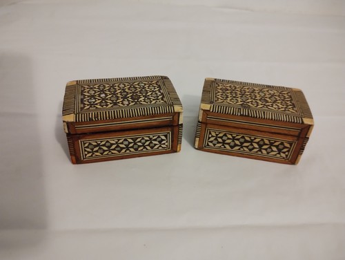 Pair vintage wooden - pair,