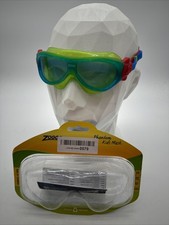 Zoggs Phantom Kids Swimming Mask Red Blue Green Tint 