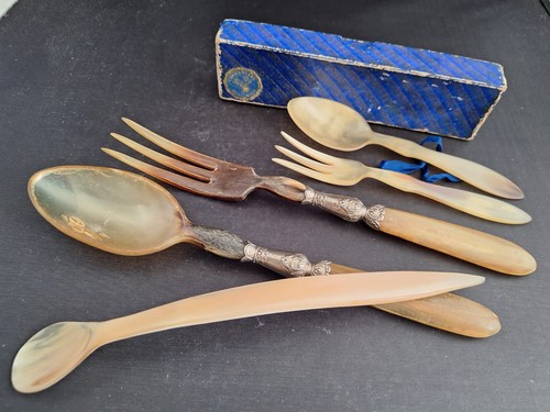 Antique white metal silver - metal,