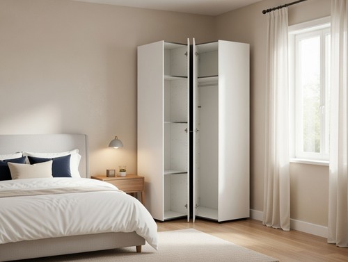 Nevis white narrow door - narrow,