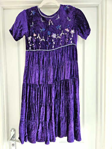 Monsoon girls purple velvet - monsoon,