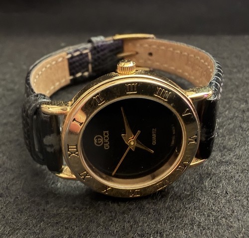 Ladies 9ct gold - plated, gucci