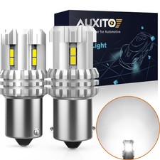 2Pcs 1156 P21W Ba15S 382 Led Reverse Drl Side Light Lamp Mini Design White Uk