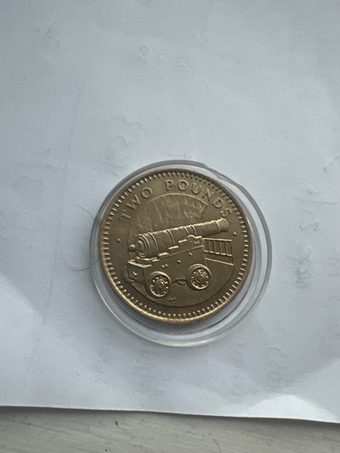 1988 gibraltar coin cannon - 1988, £2