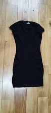 Ladies Clothes Black Short Dress Summer H&M Size: S Short Sleeves