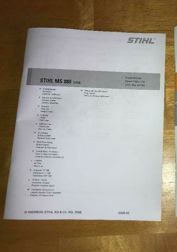 880 ms880 stihl chainsaw - ms,