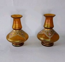  Art Noveau Iridescent Vase