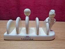 Lurpak Toast Rack Ceramic 80s Retro Vintage Douglas Butter Man