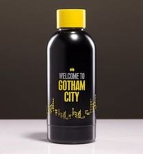 Batman Water Bottle Gotham City DC Comics Stainless Steel 400ml Double Walled.