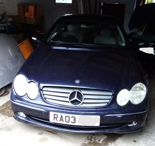 Mercedes clk front grille - grille, c209