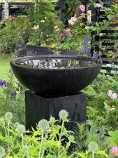 Black water feature bird - water,