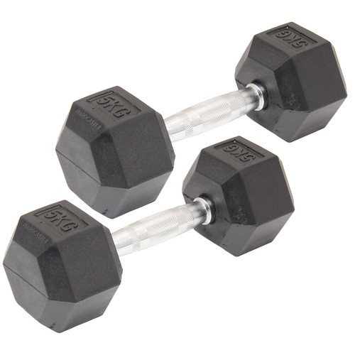 5kg hex dumbells dumbbell - hex,