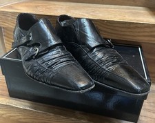 Cesare Paciotti Men's Shoes  Eel Leather Uk 10. Euro 44  USA  10.5 Patent Black