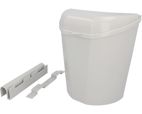 Caravan waste bin with - caravan, bracket