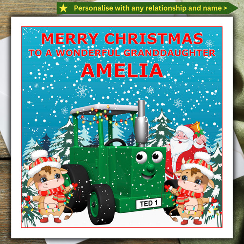 Tractor ted personalised - ted,