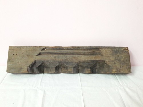 Antique solid beam plaque - solid,