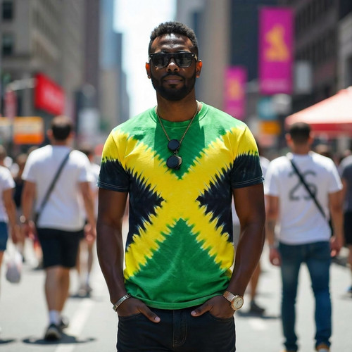 Jamaica shirt tie dye - jamaica,