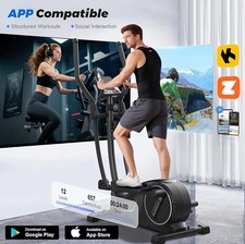 Neezee Elliptical Cross Trainer Ultra Quiet  Home Use with 16 Levels Resistance